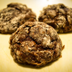 Chocolate Coconut Crackle Cookies