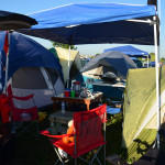 Campsites at Bonnaroo