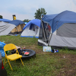 Campsites at Bonnaroo