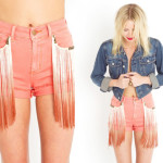 What to wear to a music festival: fringe shorts