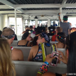On the ferry to Electric Zoo Festival